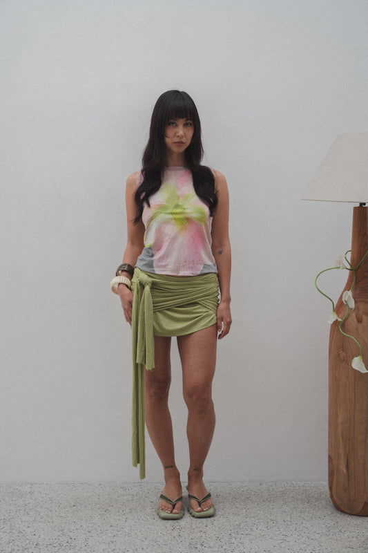 Drop-down Skort - Sage