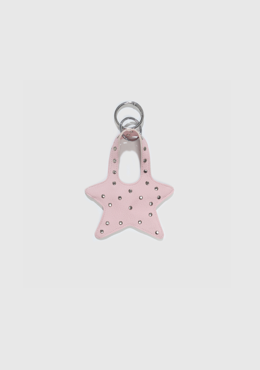 Howdy Miniature Bag Charm - Pink