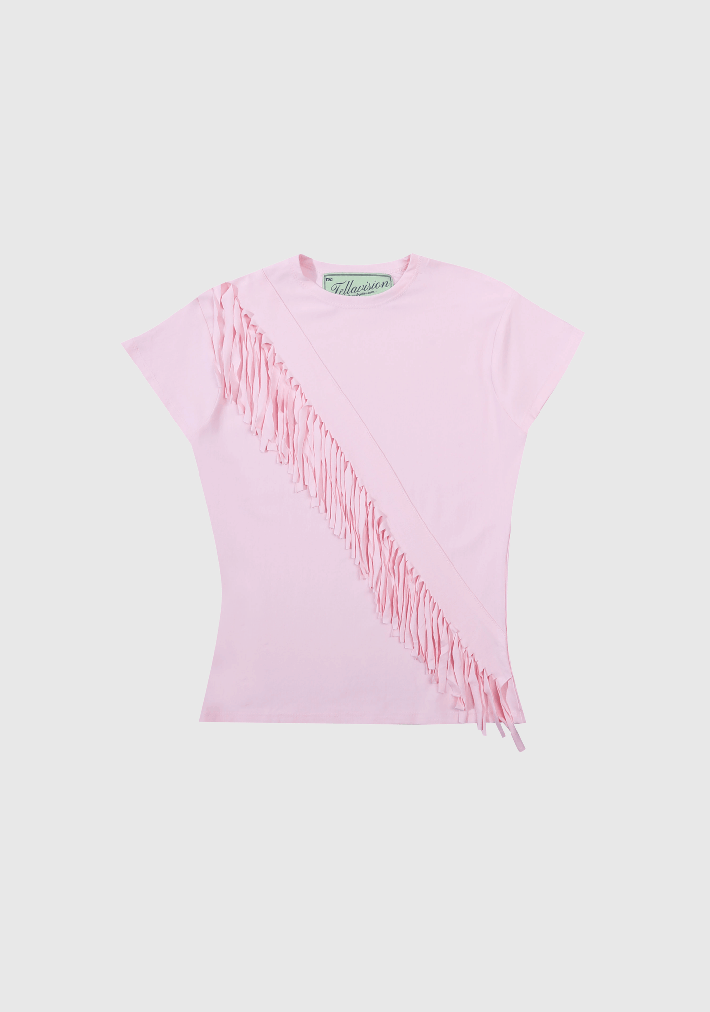 Fringe Tee - Pink