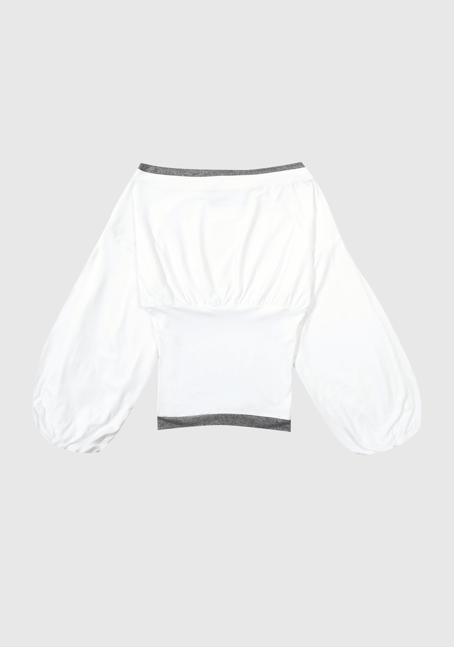 Cinched Off-Shoulder - Misty-Ivory