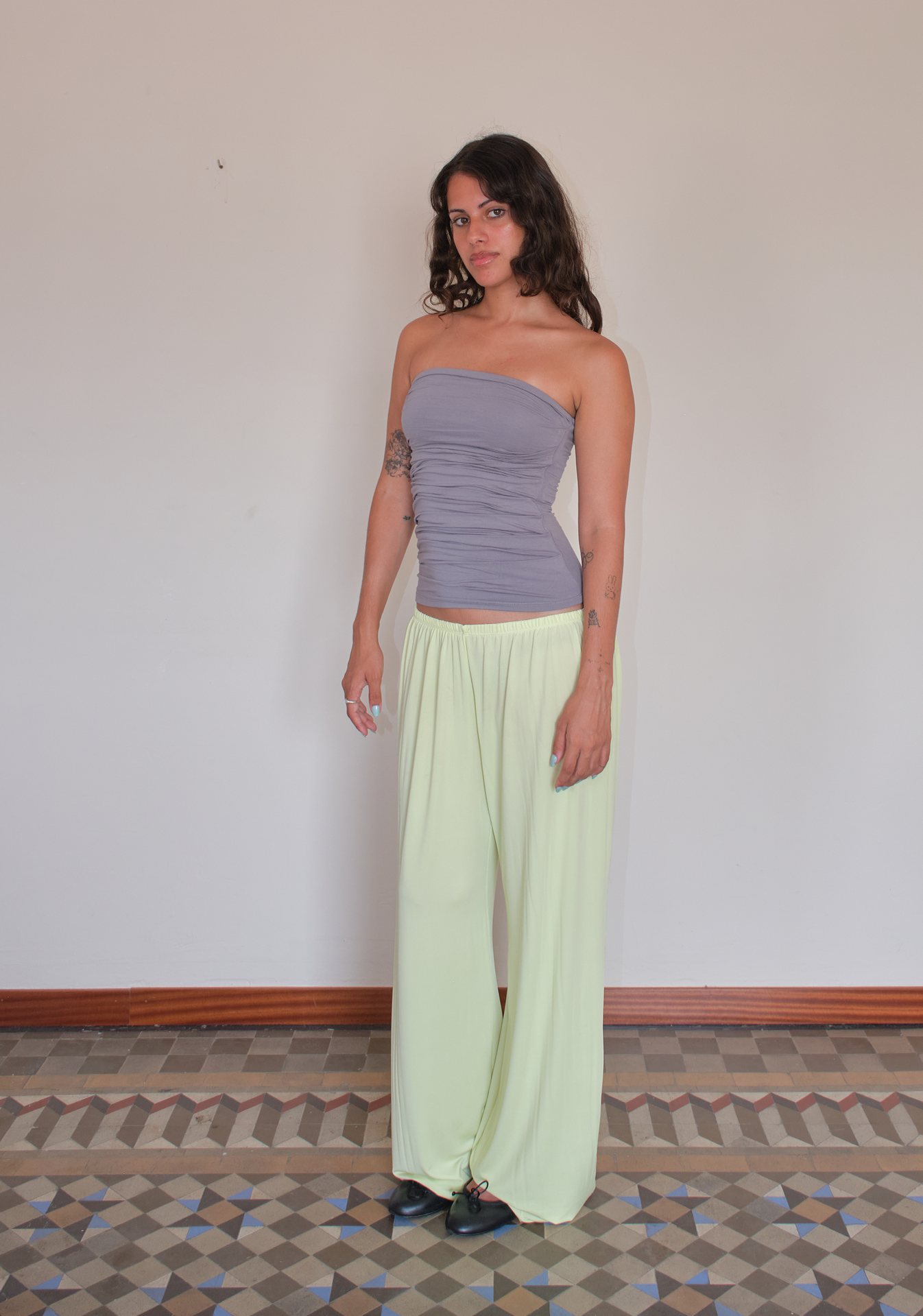 Sarah Tube Top - Concrete