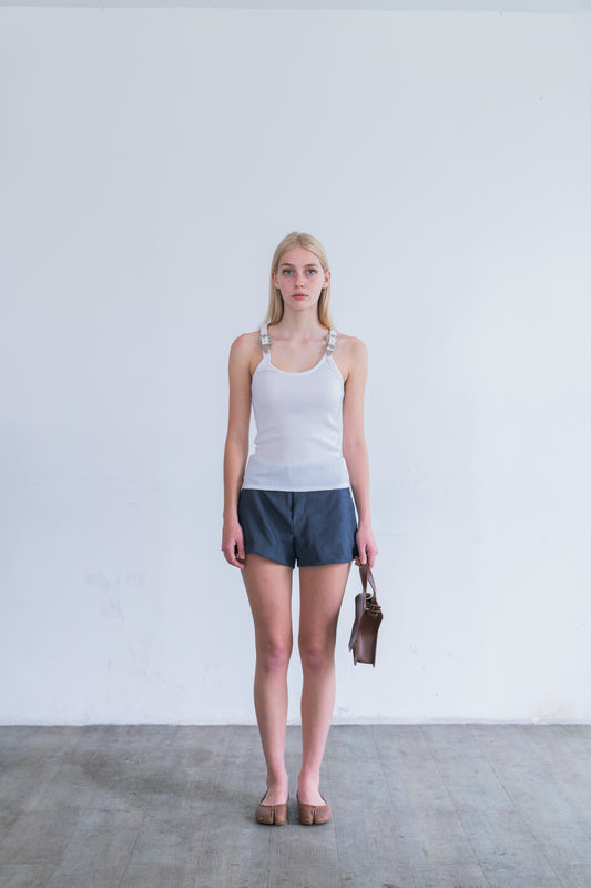 Buckle Tank - White