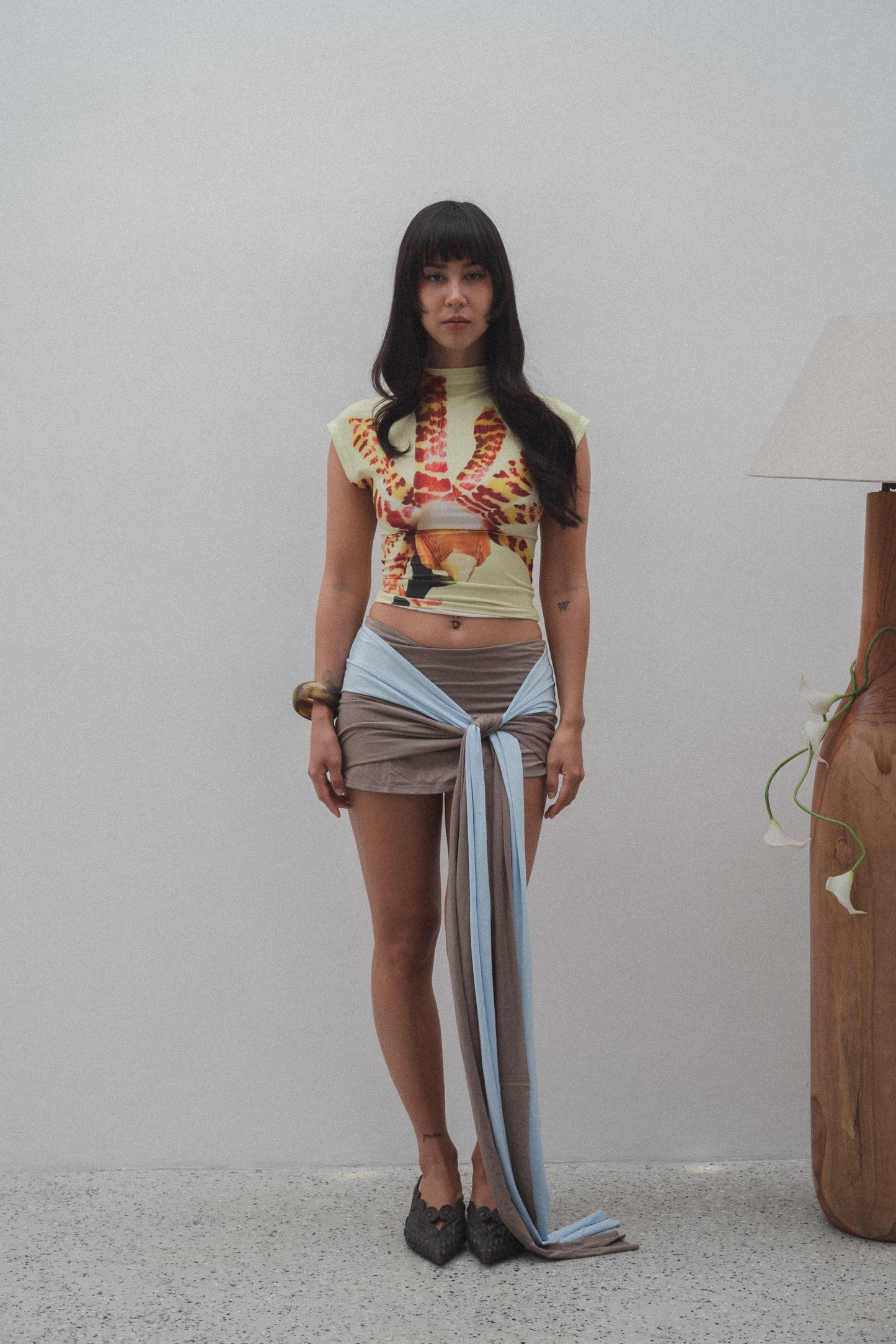 Megiwi Mock Neck Top